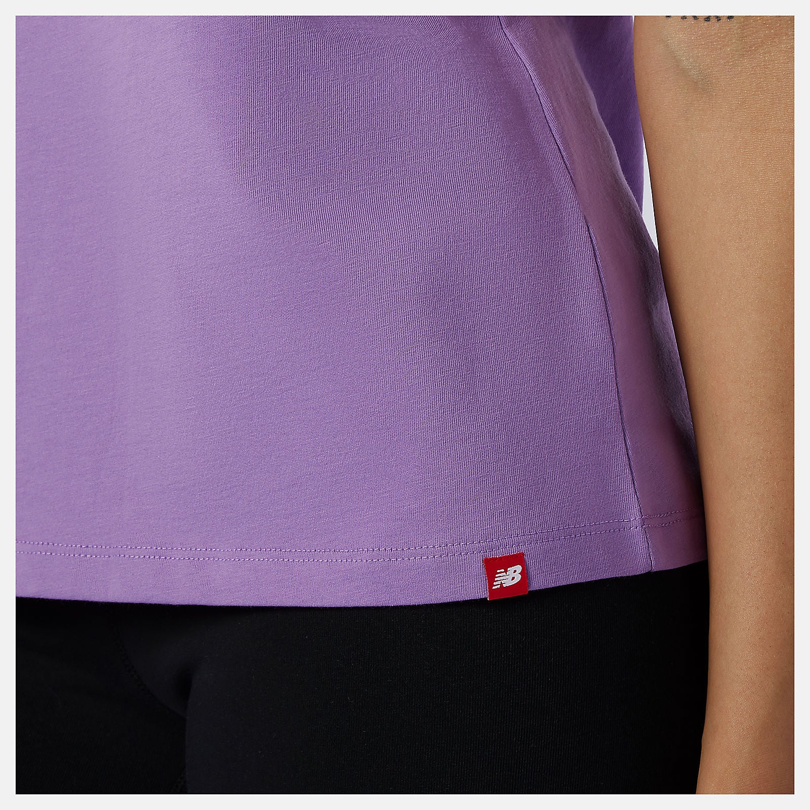 Essentials Stacked Logo Tee | New Balance Clothing Heliotrope - Women