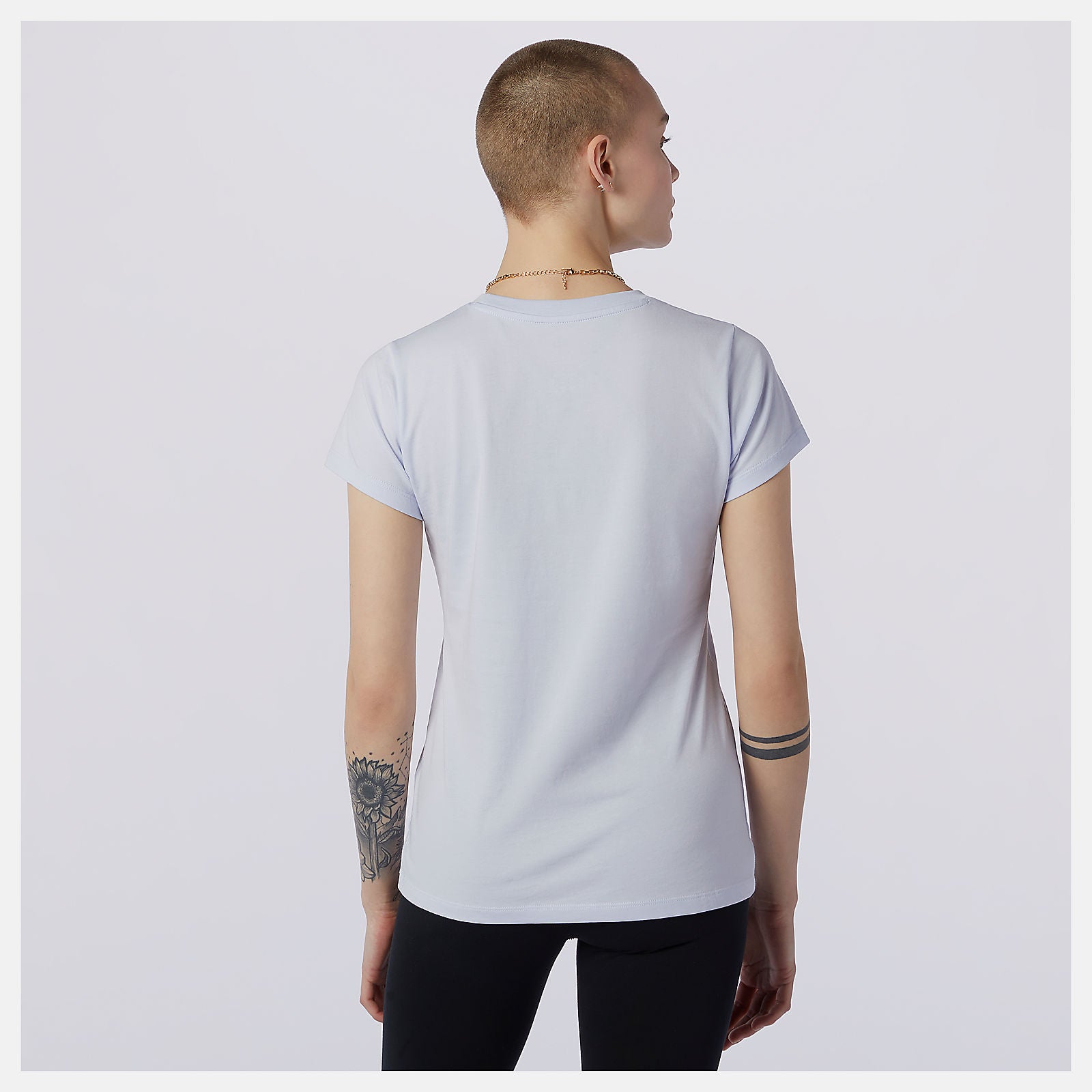 Essentials Stacked Logo Tee | New Balance Clothing Grey - Women
