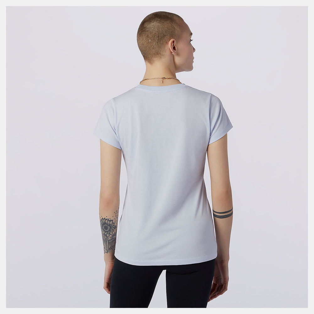 Essentials Stacked Logo Tee | New Balance Clothing Grey - Women