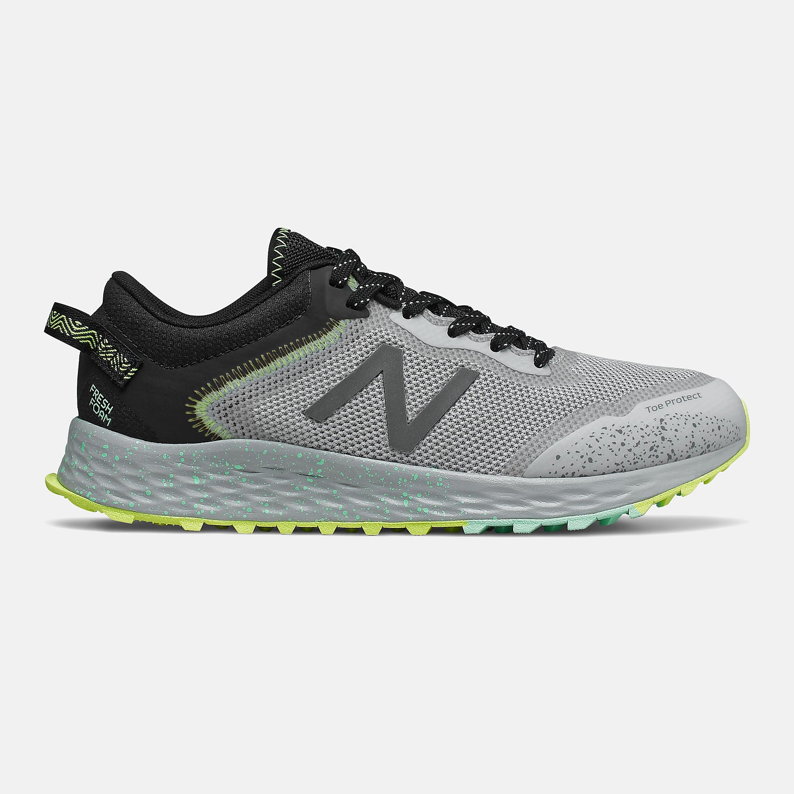 Fresh Foam Arishi Trail | New Balance Shoes Light Aluminum/Black and Neo Mint - Women