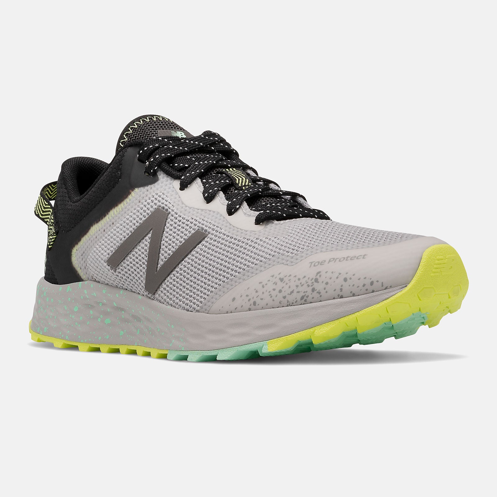 Fresh Foam Arishi Trail | New Balance Shoes Light Aluminum/Black and Neo Mint - Women