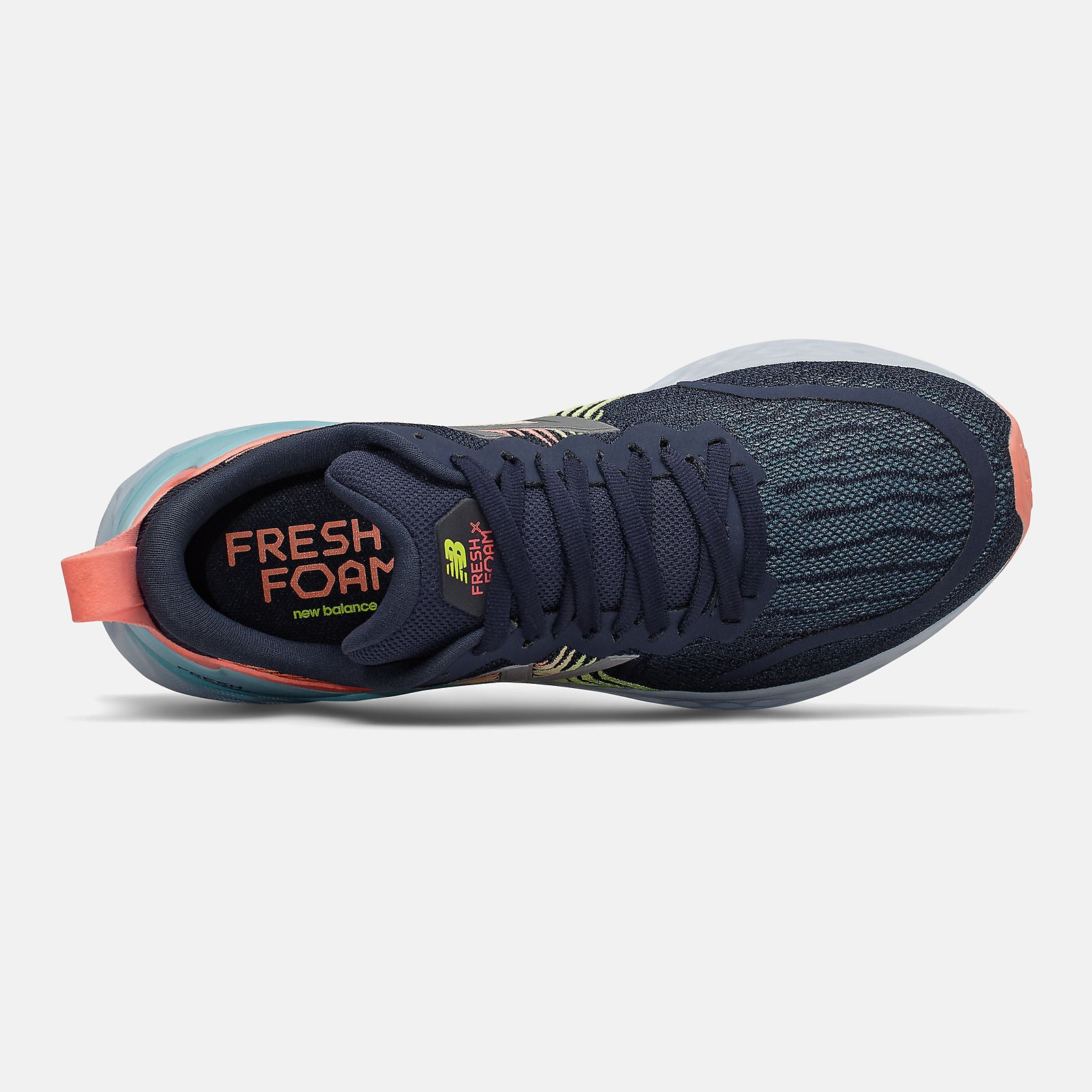 Fresh Foam Tempo | New Balance Shoes Natural Indigo/Ginger Pink and Lemon Slush - Women