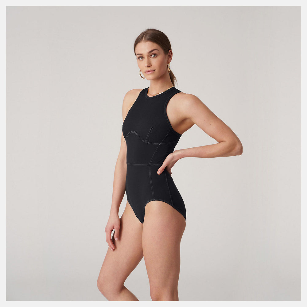 Bandier Brief Bodysuit | New Balance Clothing Black - Women