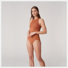 Bandier Brief Bodysuit | New Balance Clothing Terra Cotta - Women