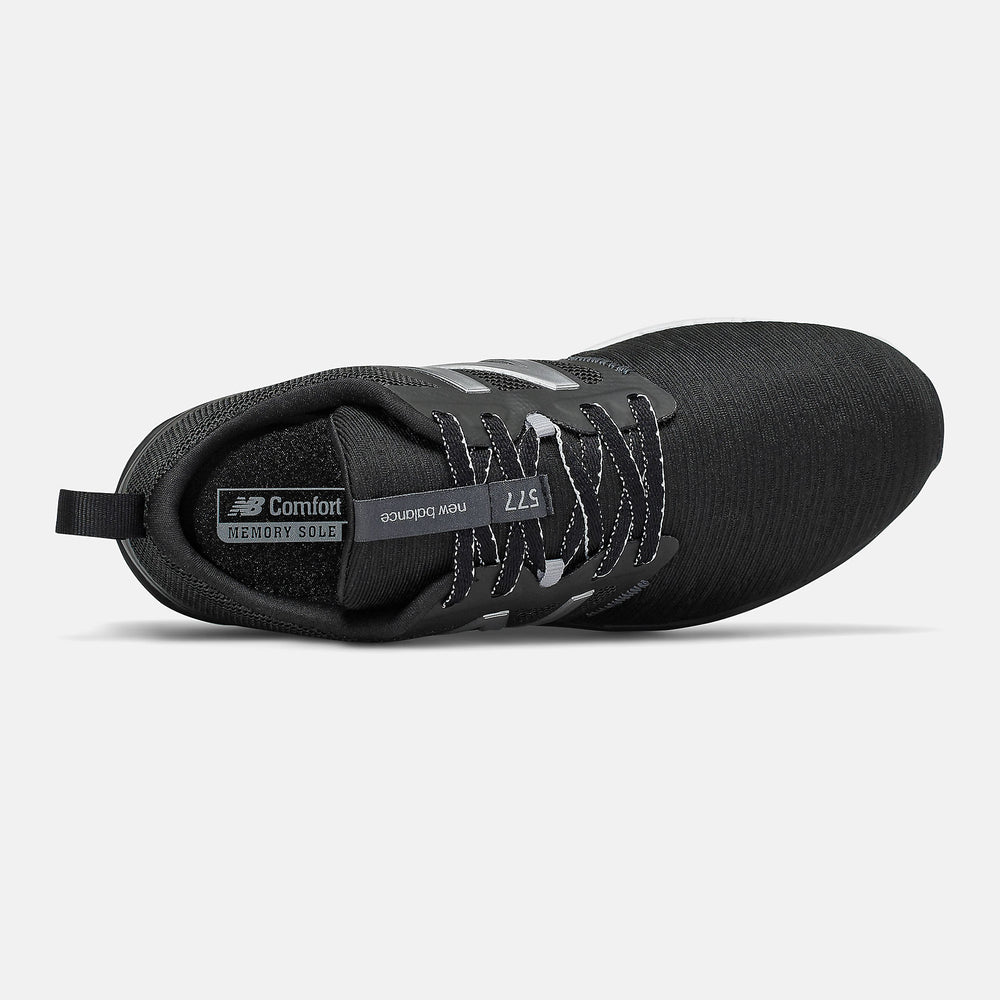 577v5 | New Balance Shoes Black/Orca and Silver Metallic - Women