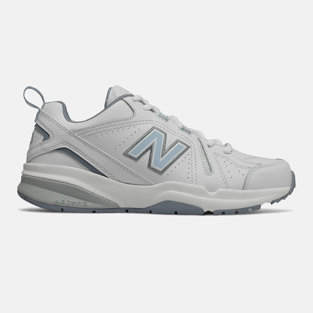 608v5 | New Balance Shoes White/Light Blue - Women