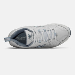608v5 | New Balance Shoes White/Light Blue - Women