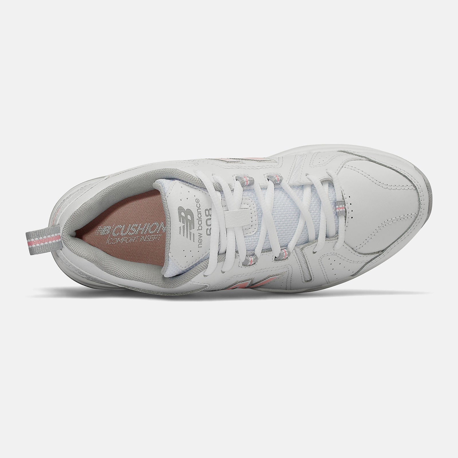 608v5 | New Balance Shoes White/Pink - Women