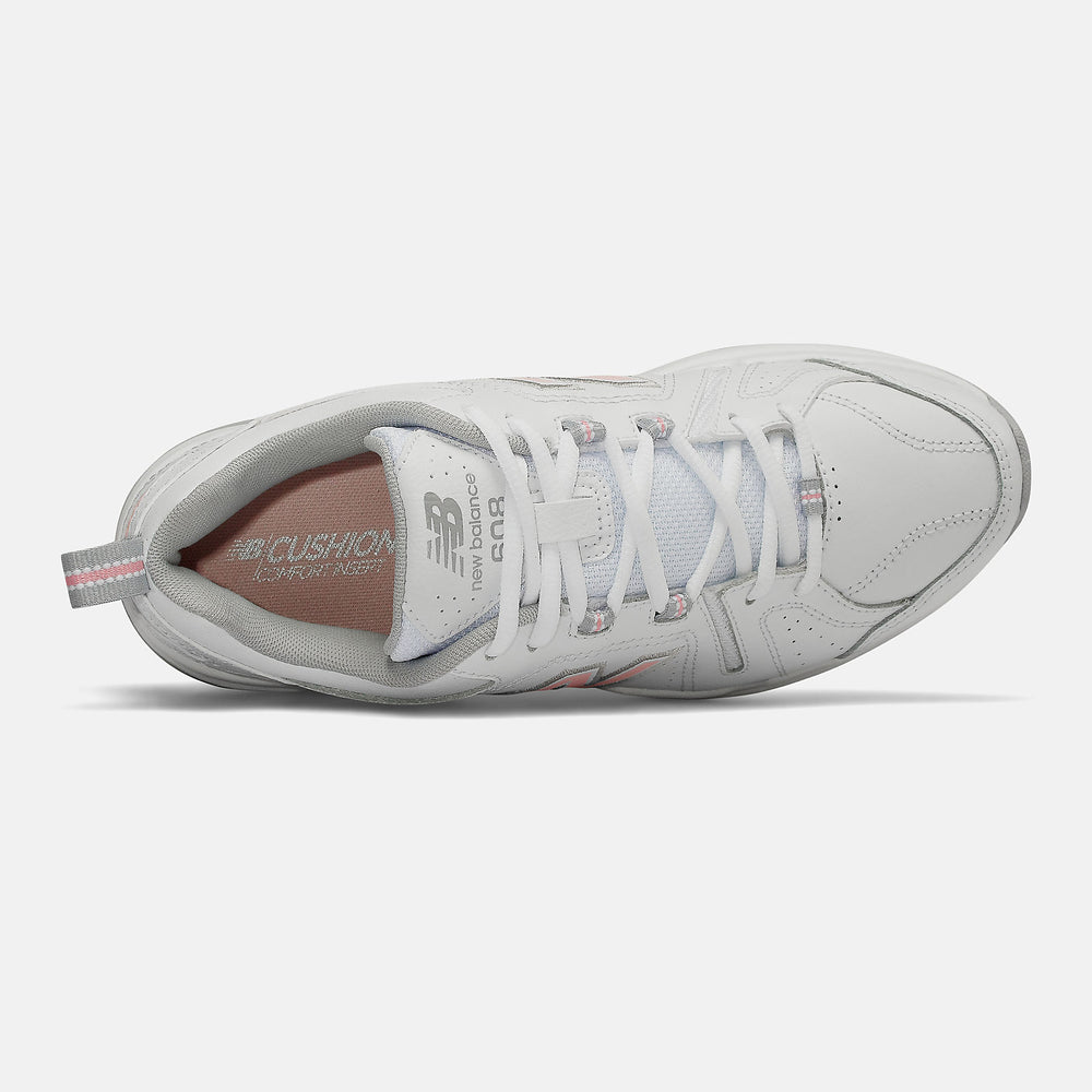 608v5 | New Balance Shoes White/Pink - Women