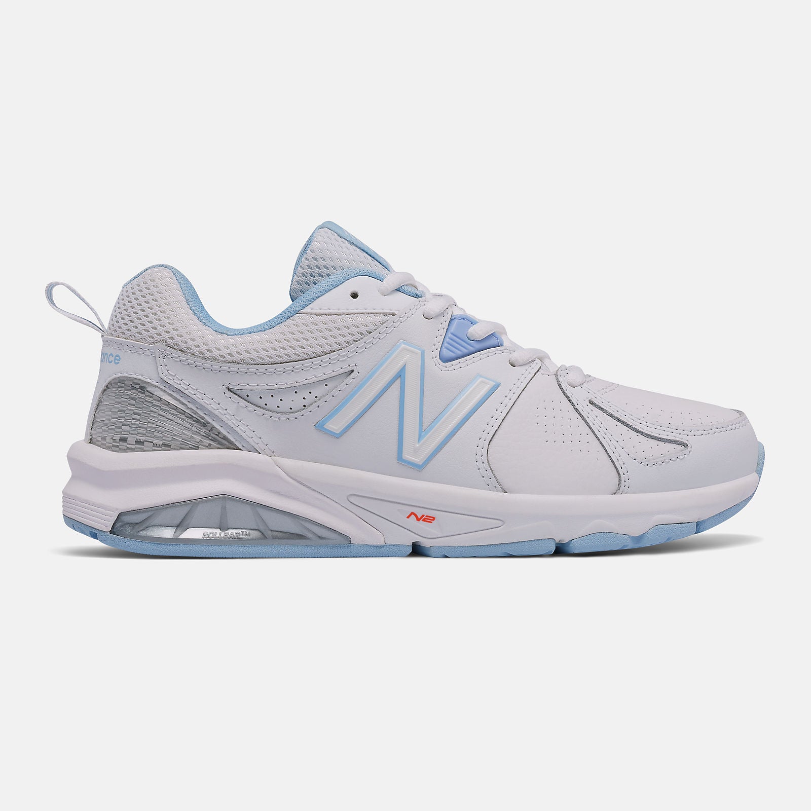 Women New Balance 857v2 | New Balance Shoes White/Light Blue - Women